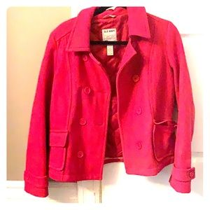 Old navy pink pea coat